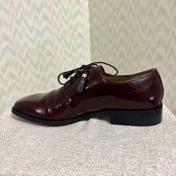 Marco Vicci Lasorda Burgundy Tassel Leather Dress Shoes Mens 9.5 main image 10